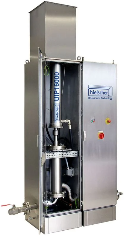 เครื่องกำเนิดอัลตราโซนิกความถี่สูงสำหรับของเหลว ( Most Powerful Ultrasonic Processor  ) ยี่ห้อ Hielscher รุ่น UIP16000