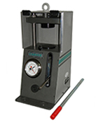 เครื่องอัดเม็ด อัดก้อน หรืออัดแท่ง แบบมือโยก (Bench Top Laboratory Pellet Press) ยี่ห้อ Carver รุ่น 4350/4350.L
