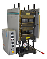 เครื่องกดอัดยางและพลาสติก ด้วยความร้อนแบบมือกด (Bench Top Laboratory Manual Press with Electrically Heated Platens) ยี่ห้อ Carver รุ่น 4123