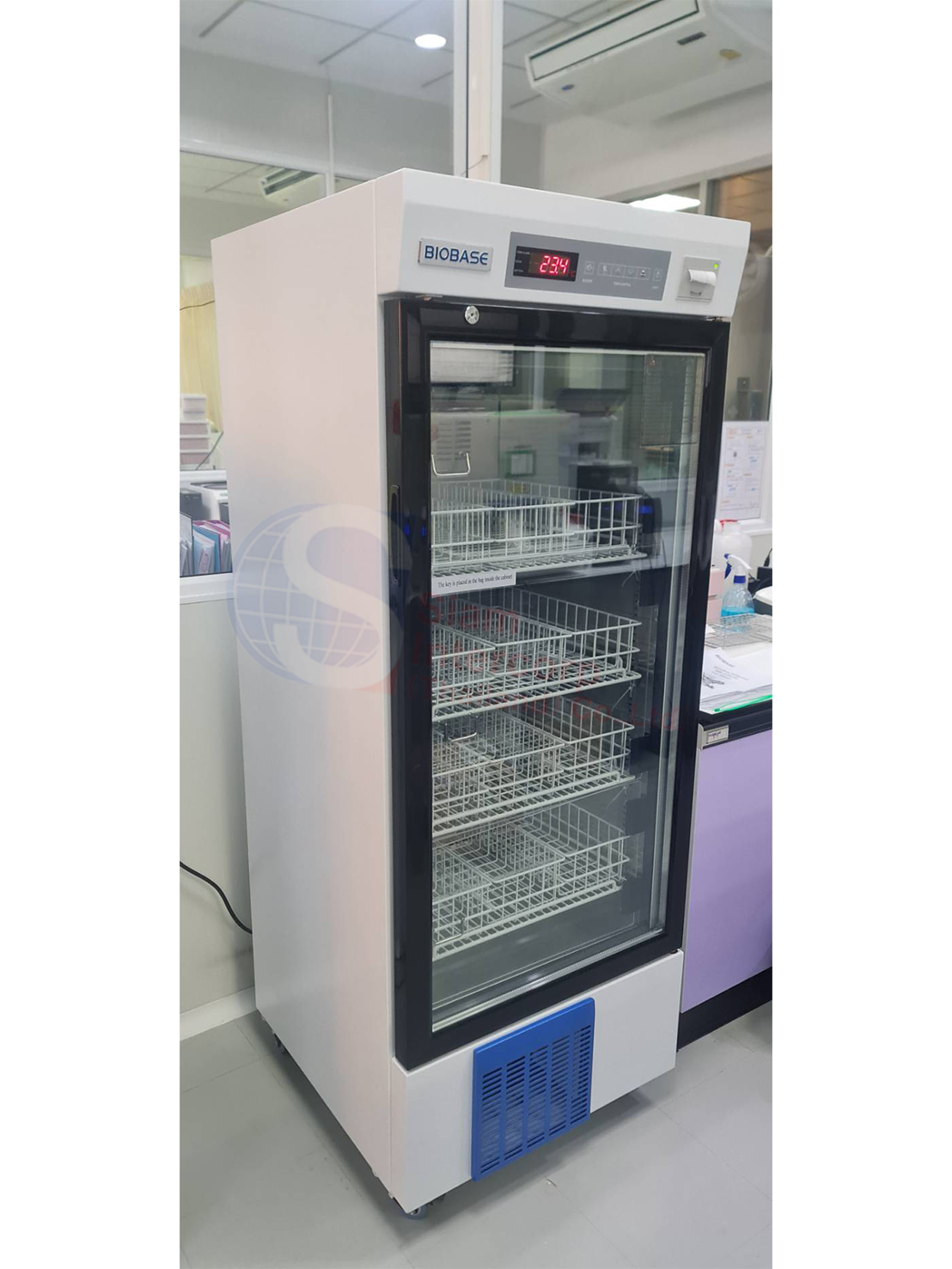 ติดตั้งตู้เย็นเก็บเลือด (Blood Bank Refrigerator BBR Series) ยี่ห้อ BIOBASE (OW80) ติดตั้งตู้เย็นเก็บเลือด (Blood Bank Refrigerator BBR Series) ยี่ห้อ BIOBASE (OW80)