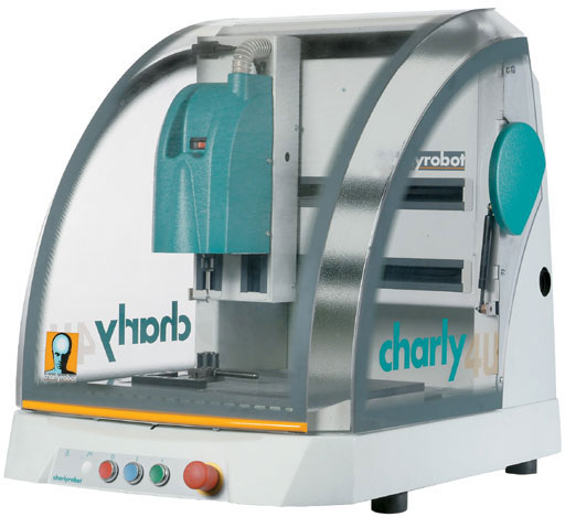 เครื่องกัดขึ้นรูปวัสดุ 3 แกนแบบตั้งโต๊ะ (3 Axis CNC Milling Machine) ยี่ห้อ Charlyrobot รุ่น Charly 4U (SIT40)