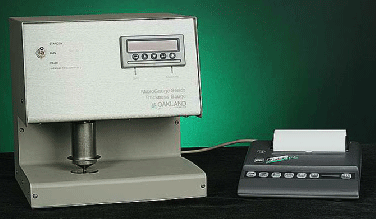 เครื่องวัดความหนาของฟิล์ม กระดาษ และกระดาษชำระ (MicroGauge Benchtop Caliper) ยี่ห้อ Oakland รุ่น Model MX-1100