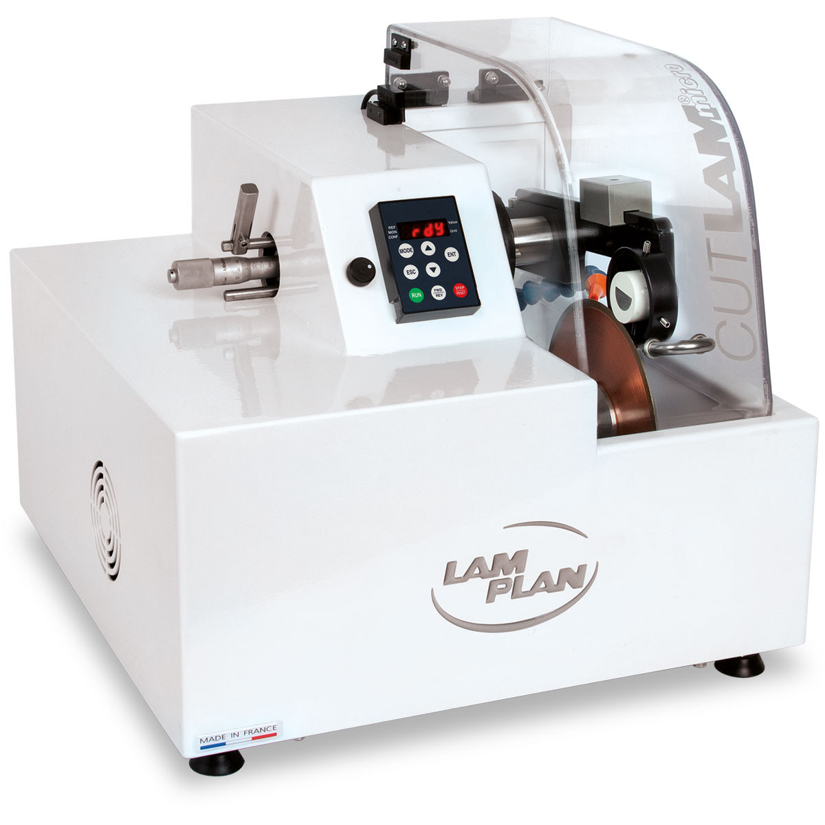 เครื่องตัดละเอียดสำหรับห้องปฏิบัติการ (Laboratory Micro-Cutting Machine) ยี่ห้อ Lam Plan รุ่น CUTLAM micro®1.1 (SIT190)