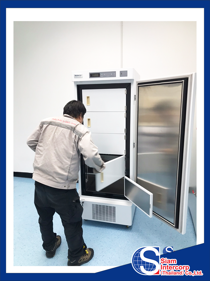 ติดตั้งเครื่องตู้อบลมร้อน (Forced Air Oven) และเครื่องแช่เยือกแข็ง -40°C (Freezer) พื้นที่จังหวัด สมุทรปราการ