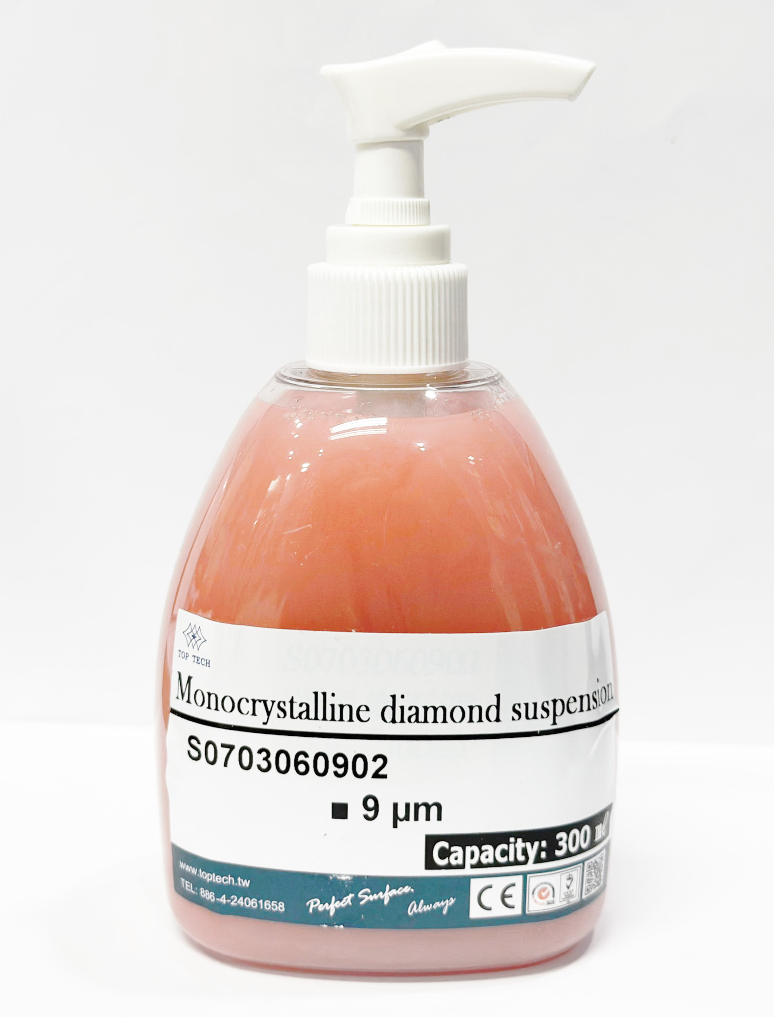น้ำยาขัดละเอียด สำหรับ พื้นผิววิทยา (Monocrystalline diamond suspension) ยี่ห้อ TOP TECH