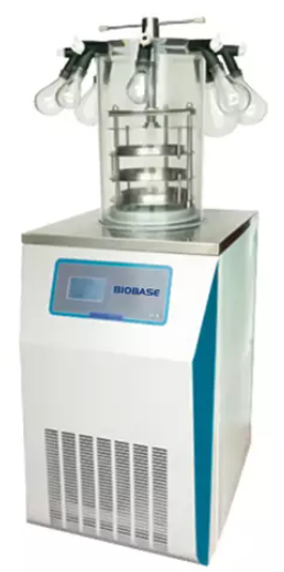 เครื่องทำแห้งภายใต้ความเย็นระบบสูญญากาศ (Vertical Freeze Dryer BK-FD18S BK-FD18P BK-FD18T BK-FD18PT) ยี่ห้อ BIOBASE