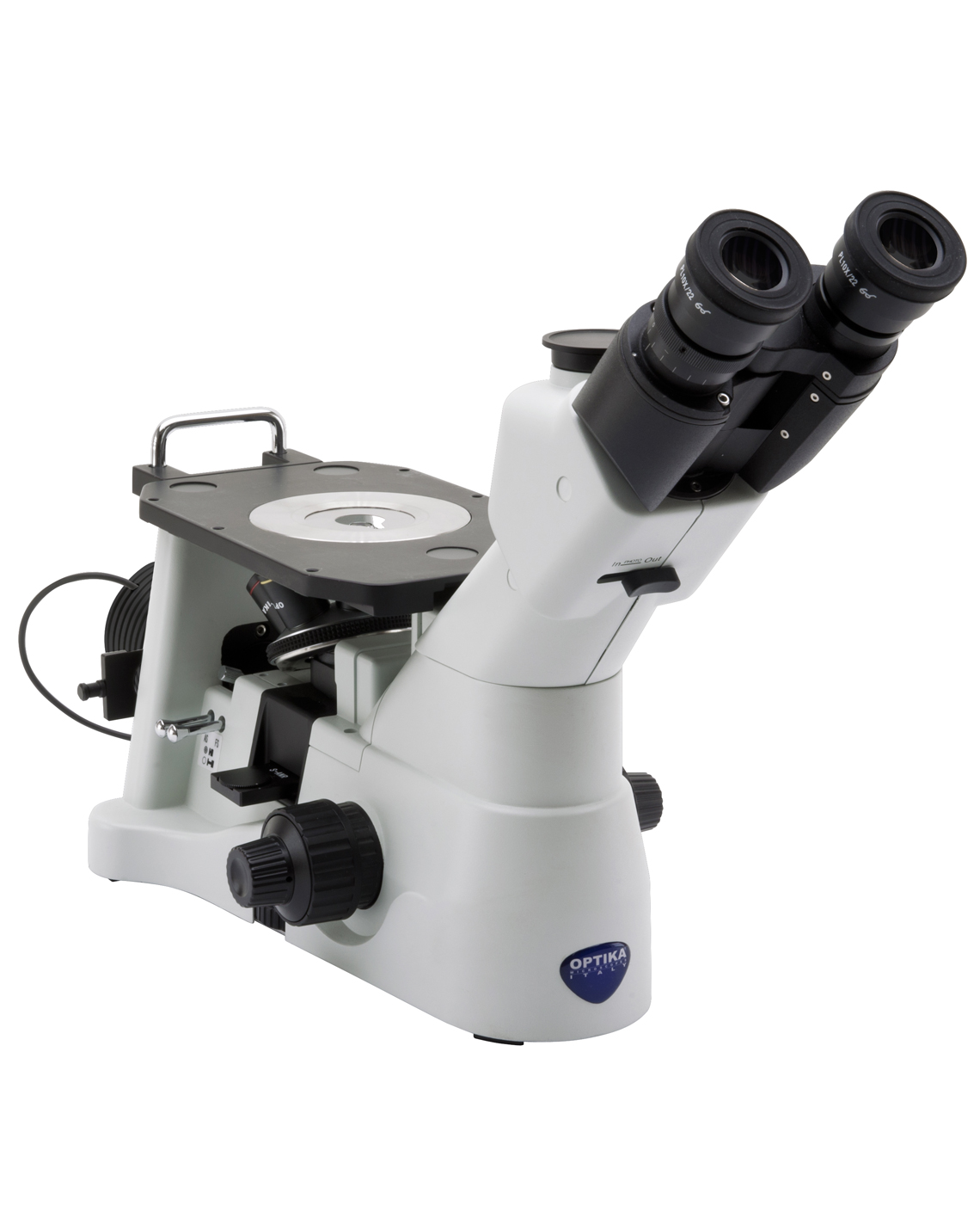 กล้องจุลทรรศน์แบบหัวกลับสำหรับงานวัสดุและโลหะวิทยา (Metallurgical Inverted Microscope) ยี่ห้อ OPTIKA รุ่น IM-3METLD