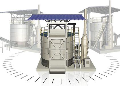 ถังหมักปุ๋ยหมักปุ๋ยอินทรีย์แบบแอโรบิกอุณหภูมิสูง (Aerobic Organic Fertilizer Manure Fermentation Machine) ยี่ห้อ Gemco Energy