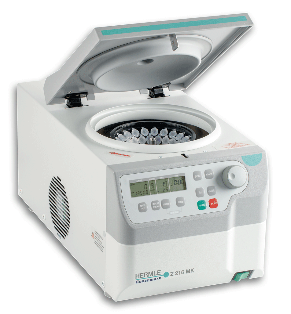 เครื่องปั่นเหวี่ยง (Z216-MK Refrigerated Microcentrifuge) ยี่ห้อ Hermle Benchmark