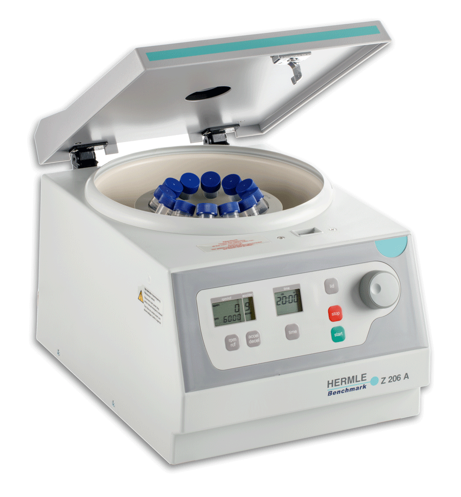 เครื่องปั่นเหวี่ยง ( Z206-A Compact Centrifuge ) ยี่ห้อ Hermle Benchmark