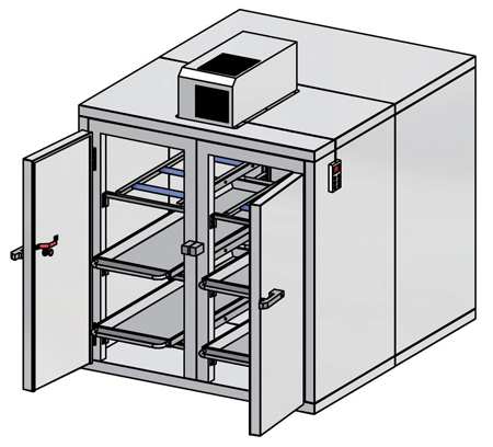 ตู้เย็นเก็บรักษาศพ  ( Mortuary Cold Chambers ) ยี่ห้อ Fiocchetti (SIT718)