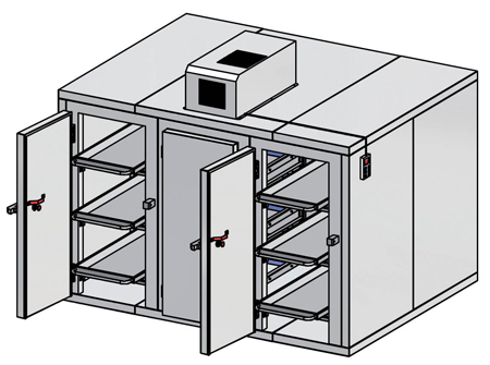 ตู้เย็นเก็บรักษาศพ ( Mortuary Cold Chambers ) ยี่ห้อ Fiocchetti (SIT718) ตู้เย็นเก็บรักษาศพ ( Mortuary Cold Chambers ) ยี่ห้อ Fiocchetti (SIT718)