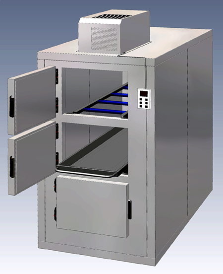 ตู้เย็นเก็บรักษาศพ ( Mortuary Cold Chambers ) ยี่ห้อ Fiocchetti (SIT718) ตู้เย็นเก็บรักษาศพ ( Mortuary Cold Chambers ) ยี่ห้อ Fiocchetti (SIT718)