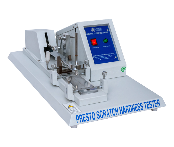 เครื่องทดสอบรอยขีดข่วนสีผิวเคลือบ (Scratch Hardness Tester - Motorized) ยี่ห้อ  PRESTO รุ่น PSHT-80