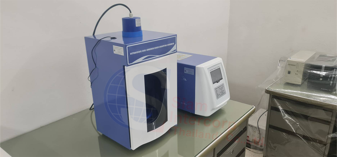 ติดตั้งเครื่องสลายเซลล์อนุภาคนาโนด้วยคลื่นเสียงอัลตราโซนิก (Ultrasonic Homogenizer) ยี่ห้อ Bueno biotech รุ่น BEM-1000A (OW70)