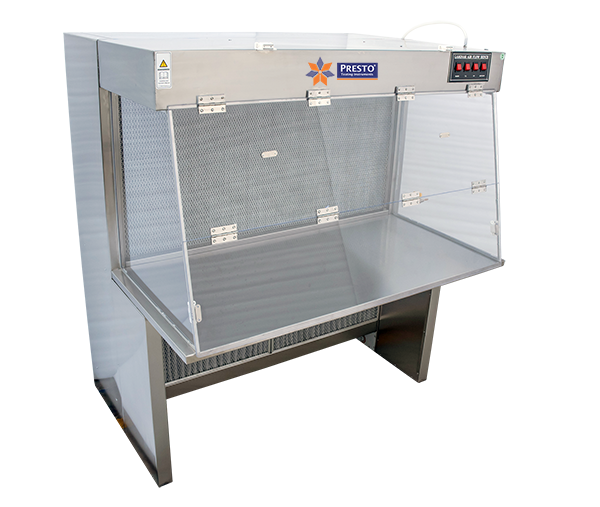 ตู้กรองอากาศแบบเป่าลม แนวตั้ง (Laminar Air Flow Bench) ยี่ห้อ PRESTO รุ่น  PLAFB-0124