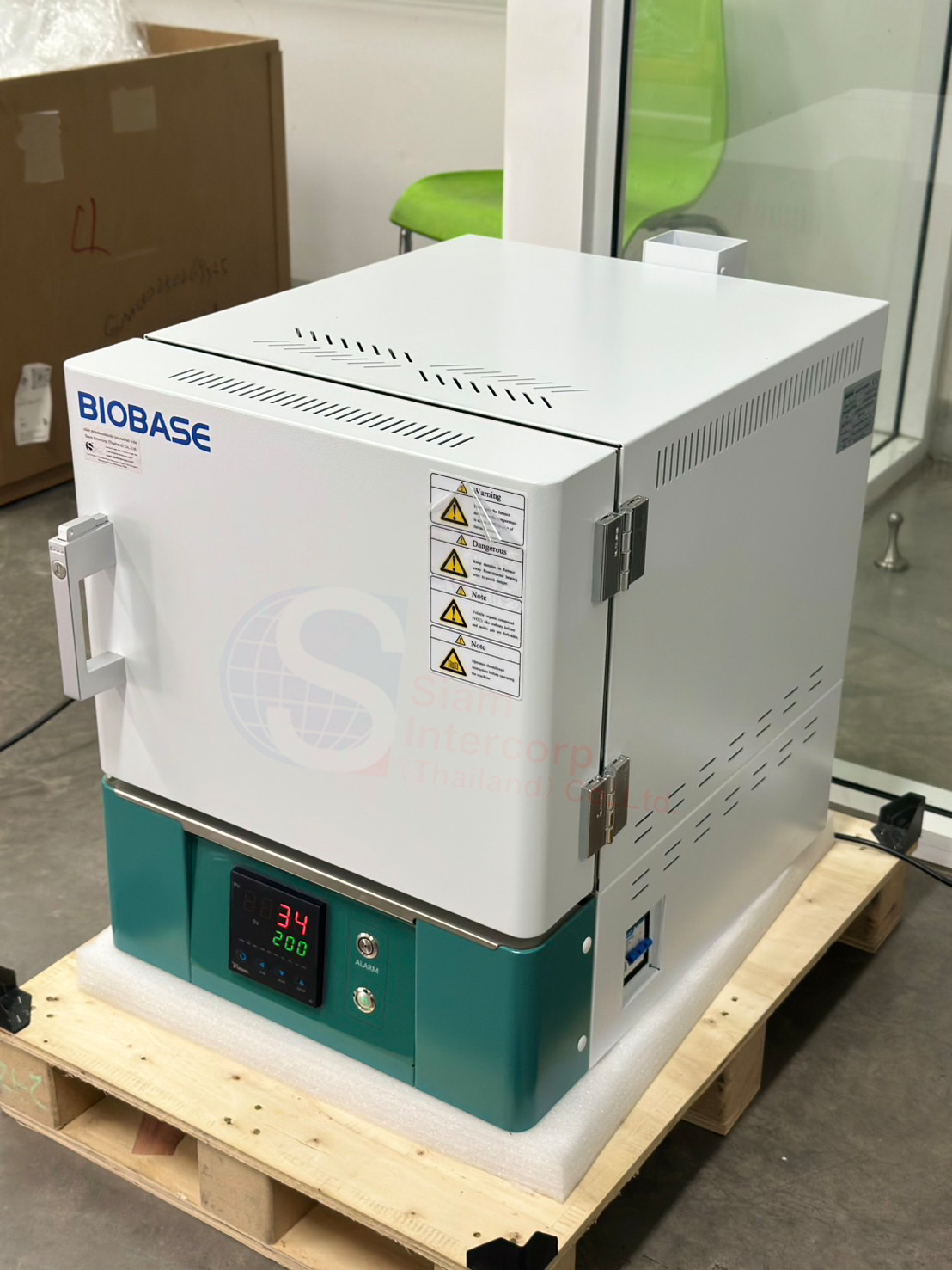 ติดตั้งเตาเผาความร้อนสูง 1200 องศาเซลเซียส (Lab 1200 Degree Celsius Muffle Furnace) ยี่ห้อ BIOBASE รุ่น MC2.5-12 (OW74)