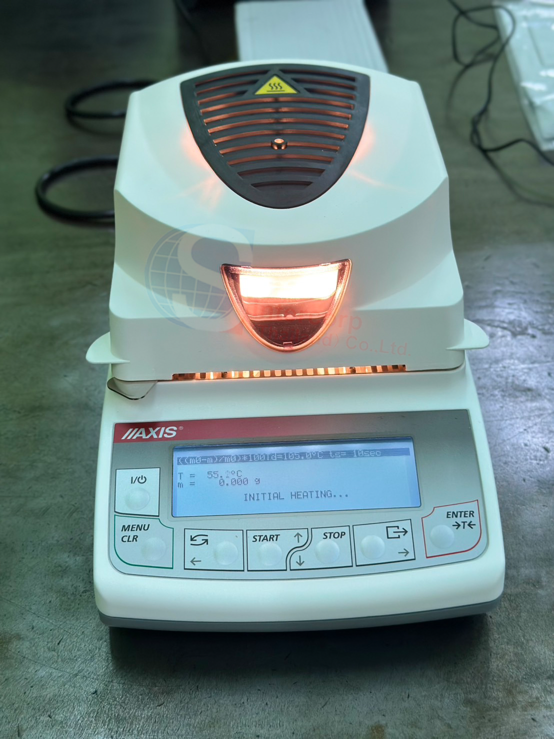 ติดตั้งเครื่องชั่งวิเคราะห์ความชื้นของวัสดุ (Moisture Analyzer) Precise Moisture Analyzer ยี่ห้อ AXIS รุ่น ATS60 (OW78)