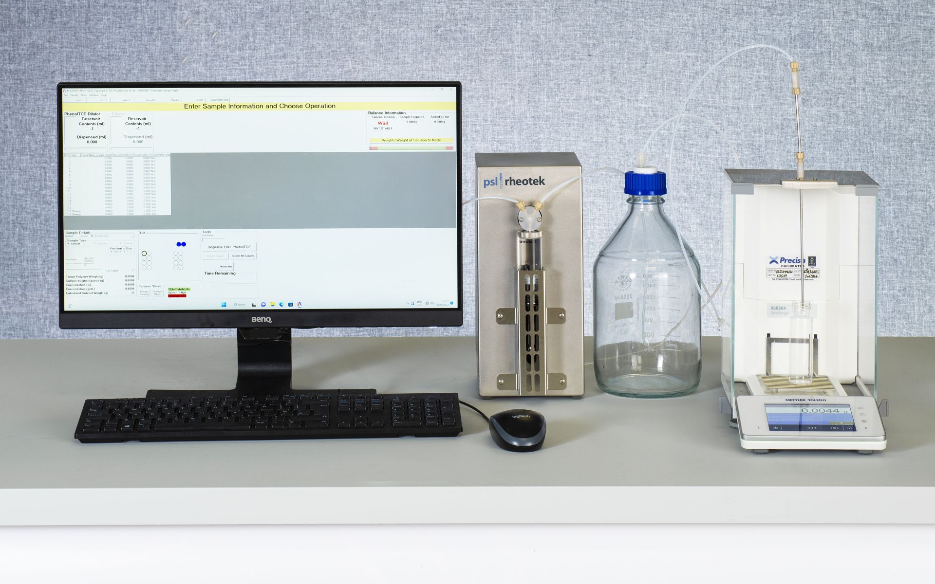 เครื่องวัดความหนืดของพอลิเมอร์แบบอัตโนมัติ ( iSP-1 Integrated Polymer Sample Preparation ) ยี่ห้อ PSL Rheotek