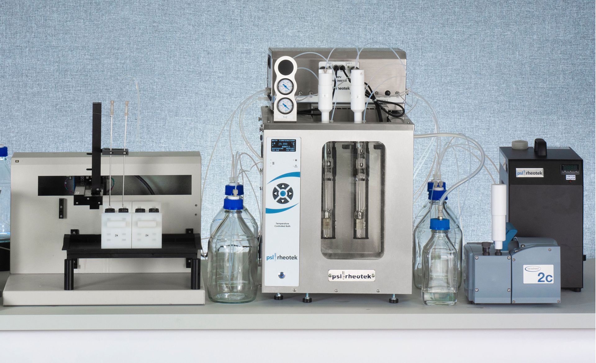 เครื่องวัดความหนืดของพอลิเมอร์แบบอัตโนมัติ (RPV-1 (2) Polymer Viscometer with Auto Sampler) ยี่ห้อ PSL Rheotek