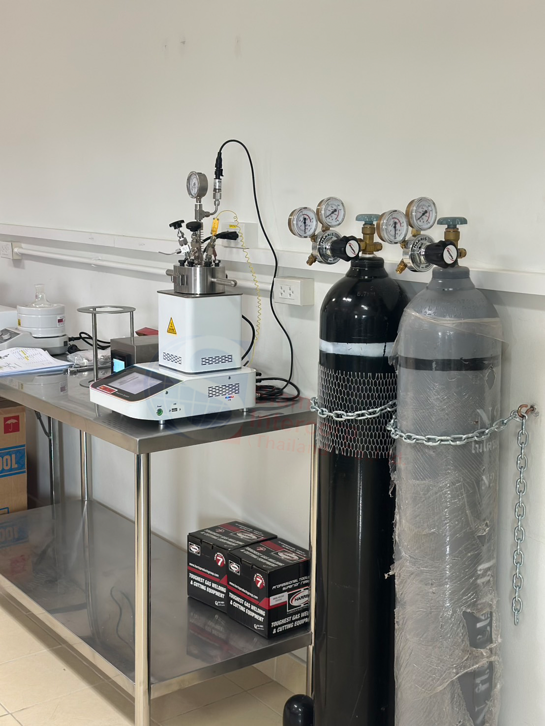 ติดตั้งเครื่องปฏิกรณ์แรงดันสูงควบคุมอุณหภูมิแบบกวนด้วยแม่เหล็ก (High Pressure Reactor) ยี่ห้อ TOPTION รุ่น YZPR-500 (OW83) ติดตั้งเครื่องปฏิกรณ์แรงดันสูงควบคุมอุณหภูมิแบบกวนด้วยแม่เหล็ก (High Pressure Reactor) ยี่ห้อ TOPTION รุ่น YZPR-500 (OW83)