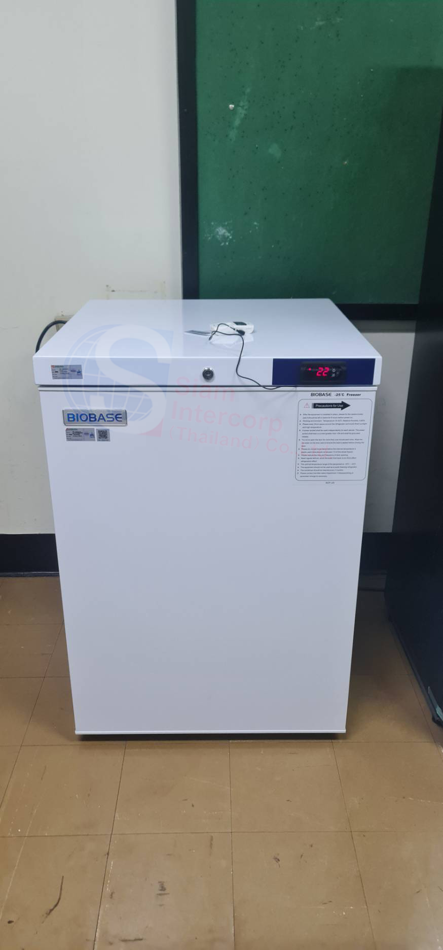 ตู้แช่แข็งอุณหภูมิต่ำสำหรับห้องปฏิบัติการ (-25°C Freezer BDF-25V100) ยี่ห้อ BIOBASE (Khon Kaen) (OW85)