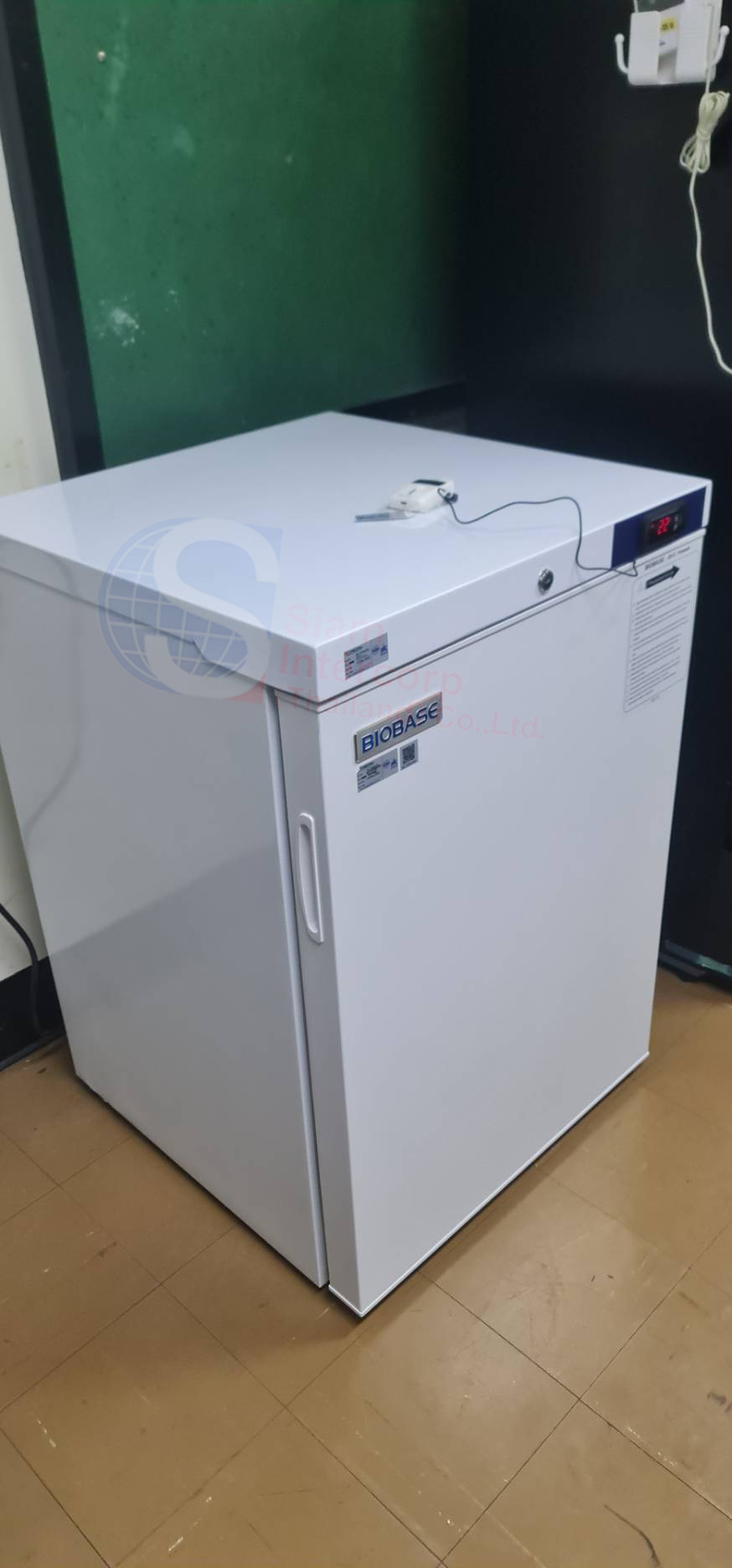 ตู้แช่แข็งอุณหภูมิต่ำสำหรับห้องปฏิบัติการ (-25°C Freezer BDF-25V100) ยี่ห้อ BIOBASE (Khon Kaen) (OW85) ตู้แช่แข็งอุณหภูมิต่ำสำหรับห้องปฏิบัติการ (-25°C Freezer BDF-25V100) ยี่ห้อ BIOBASE (Khon Kaen) (OW85)