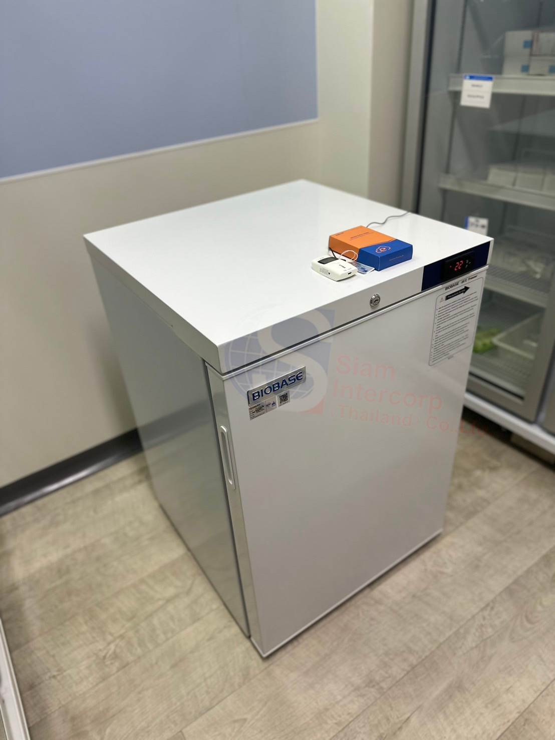 ตู้แช่แข็งอุณหภูมิต่ำสำหรับห้องปฏิบัติการ (-25°C Freezer BDF-25V100) ยี่ห้อ BIOBASE (Bangkok) (OW86) ตู้แช่แข็งอุณหภูมิต่ำสำหรับห้องปฏิบัติการ (-25°C Freezer BDF-25V100) ยี่ห้อ BIOBASE (Bangkok) (OW86)