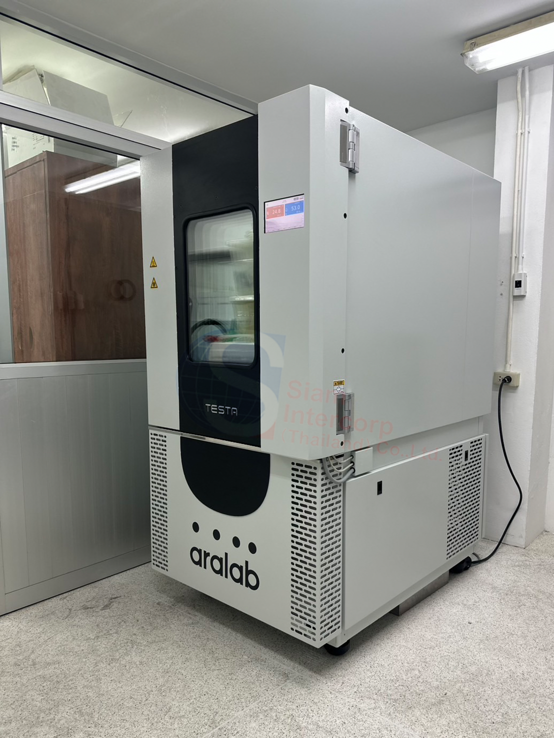 ตู้สอบเทียบอุณหภูมิและความชื้น (Metrology and Calibration Chamber) ยี่ห้อ ARALAB รุ่น TESTACAL 300 (OW92) ตู้สอบเทียบอุณหภูมิและความชื้น (Metrology and Calibration Chamber) ยี่ห้อ ARALAB รุ่น TESTACAL 300 (OW92)