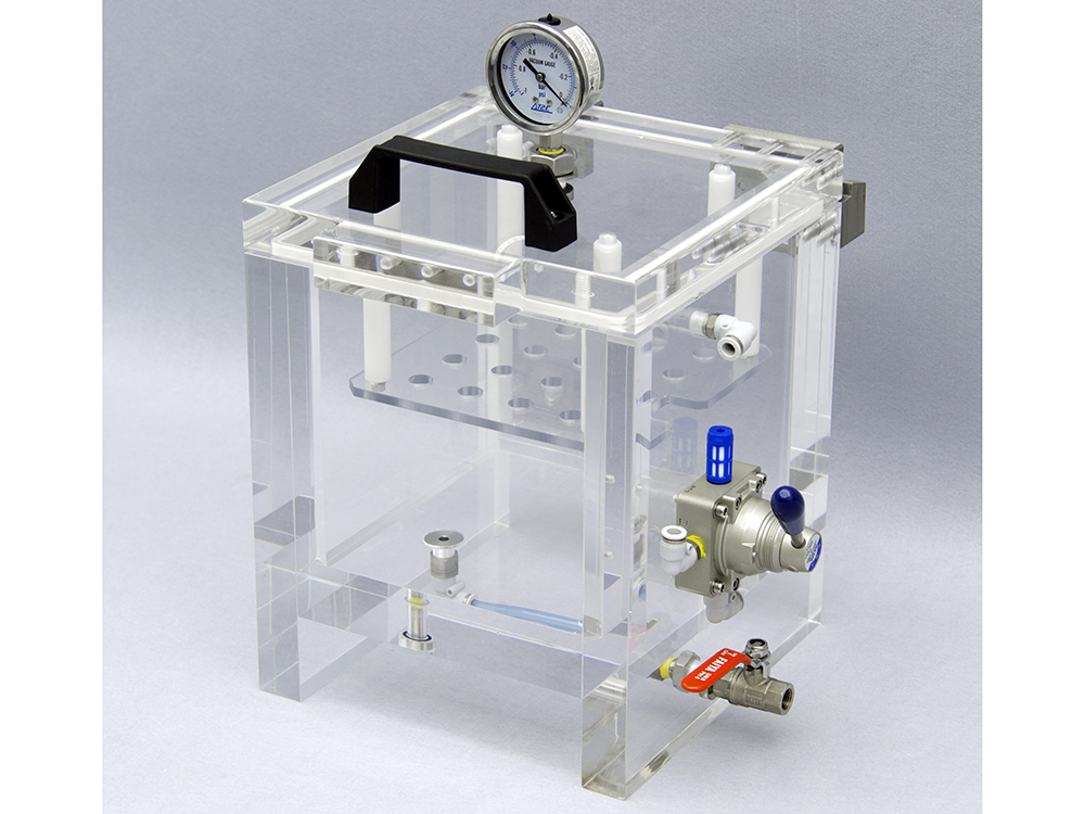 เครื่องทดสอบการรั่วซึมแบบสุญญากาศ (Vacuum Leak Tester) ยี่ห้อ AT2E รุ่น VLT-ECO (SIT839) เครื่องทดสอบการรั่วซึมแบบสุญญากาศ (Vacuum Leak Tester) ยี่ห้อ AT2E รุ่น VLT-ECO (SIT839)