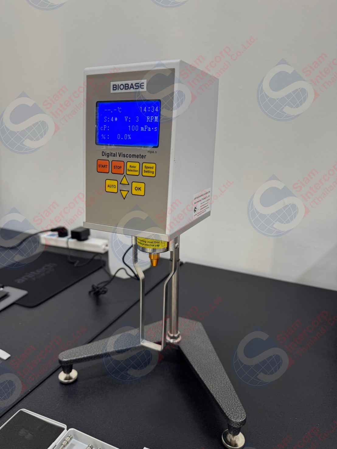 ติดตั้งเครื่องวัดความหนืดแบบดิจิตอล (Digital Viscometer) ยี่ห้อ BIOBASE รุ่น BDV-9S (OW107)