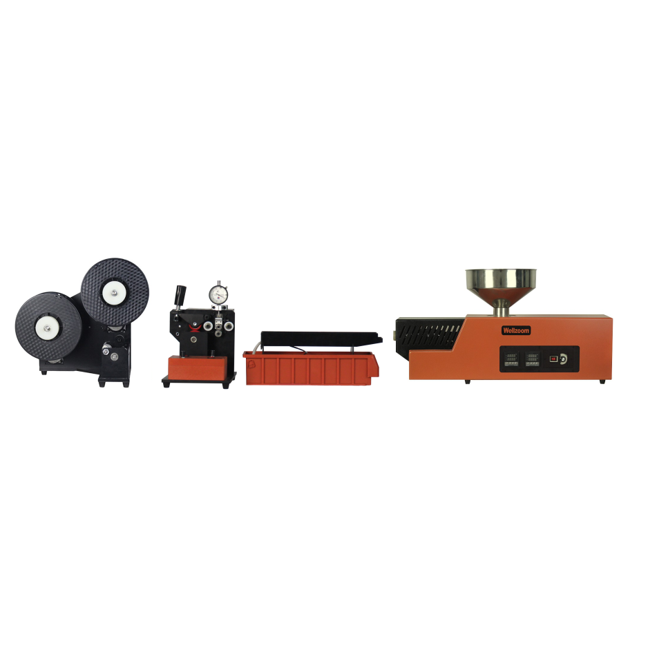 เครื่องผลิตเส้นใยพลาสติก 3 มิติ แบบตั้งโต๊ะ (E Desktop Filament extruder line III) ยี่ห้อ Wellzoom (SIT856) เครื่องผลิตเส้นใยพลาสติก 3 มิติ แบบตั้งโต๊ะ (E Desktop Filament extruder line III) ยี่ห้อ Wellzoom (SIT856)