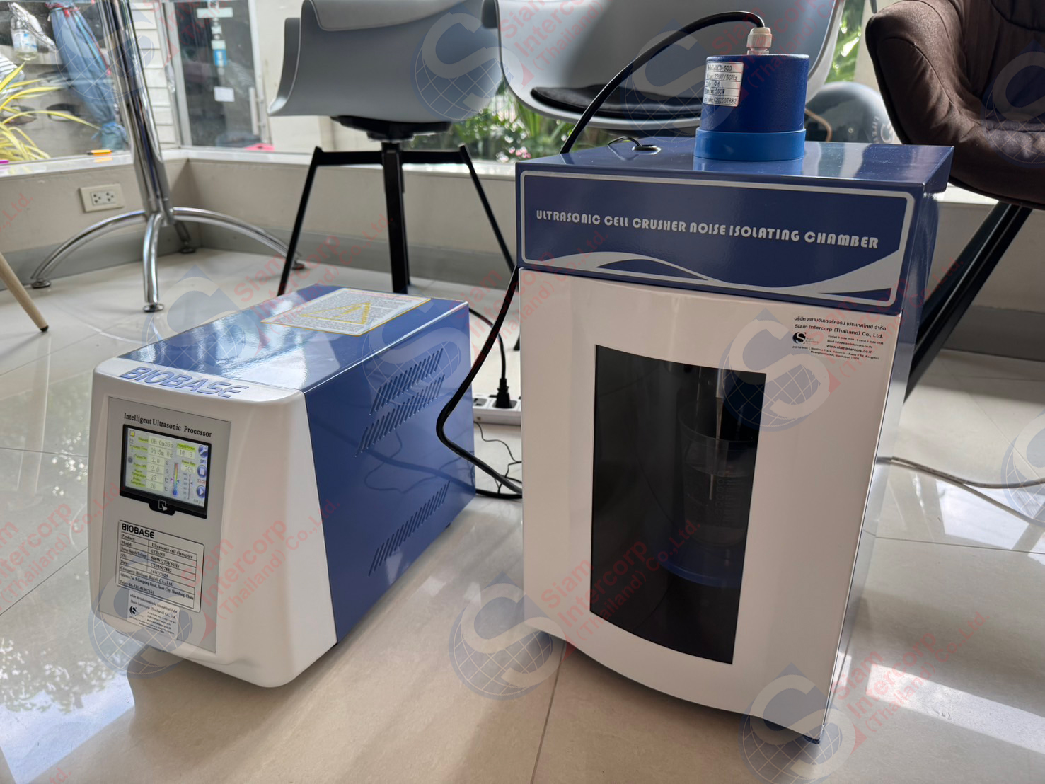 ติดตั้งเครื่องสลายเซลล์ด้วยคลื่นอัลตราโซนิก (Ultrasonic Cell Disrupter) ยี่ห้อ biobase รุ่น UCD500 (OW108)