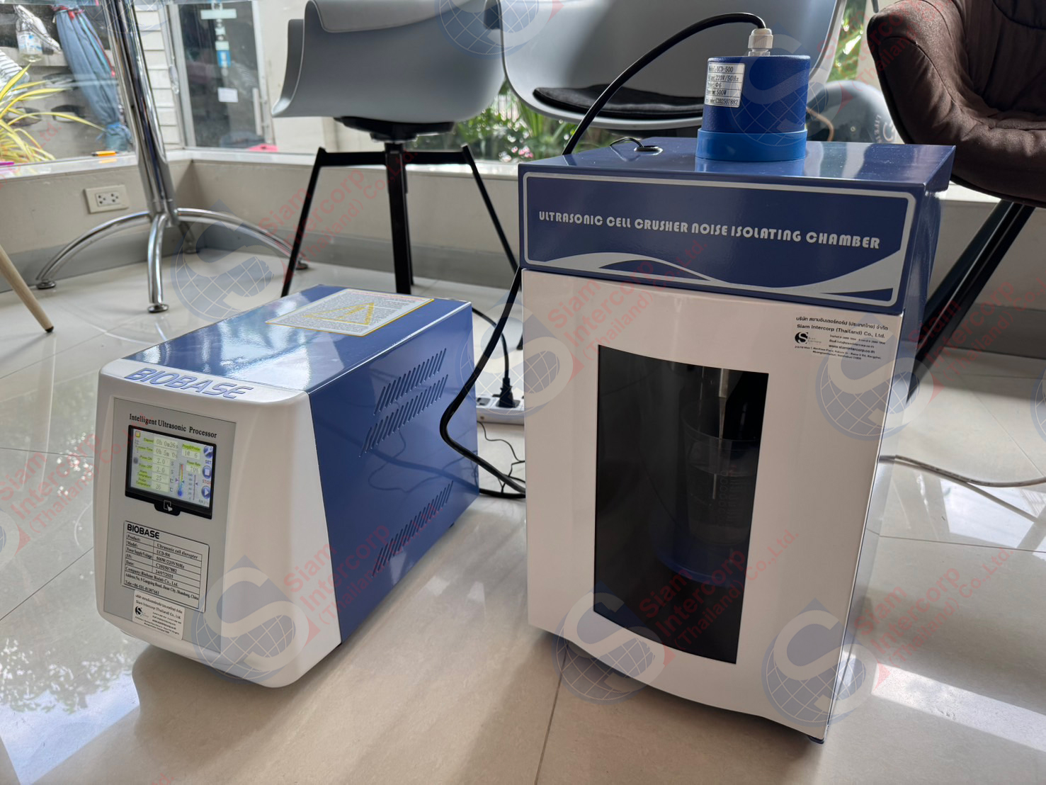 ติดตั้งเครื่องสลายเซลล์ด้วยคลื่นอัลตราโซนิก (Ultrasonic Cell Disrupter) ยี่ห้อ biobase รุ่น UCD500 (OW108)