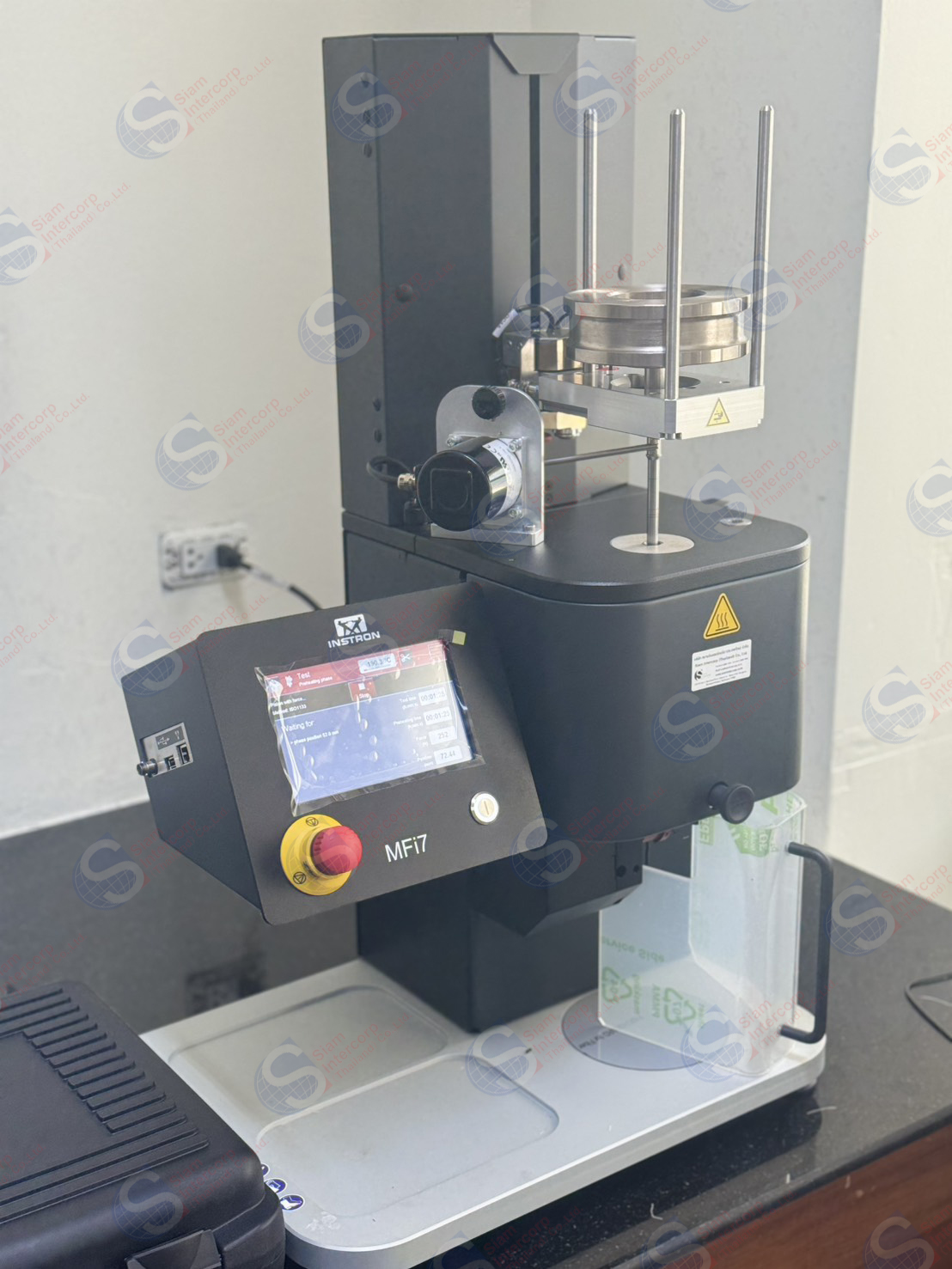 ติดตั้งเครื่องวัดอัตราการหลอมไหลของพลาสติก (Melt Flow Index Tester) ยี่ห้อ INSTRON รุ่น MFi7 (OW123)