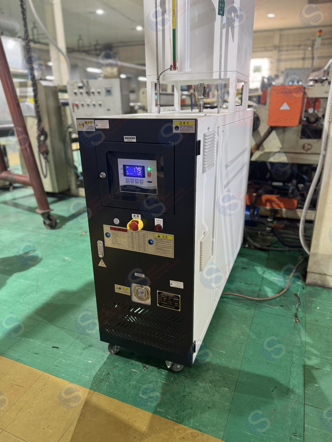 เครื่องทำน้ำมันร้อนไฟฟ้า (Electric Thermal Oil Heater) ยี่ห้อ Sinoheater รุ่น TOH24-2.2 (OW124)