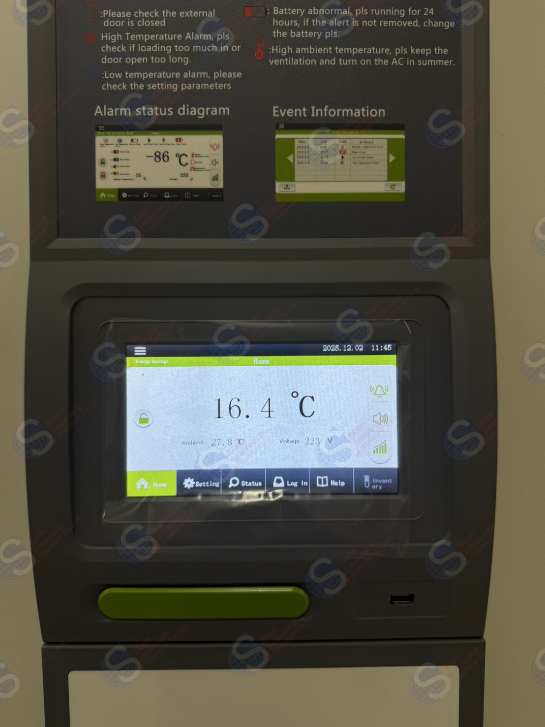 ตู้แช่แข็งอุณหภูมิต่ำสำหรับห้องปฏิบัติการ (-86 ํC Freezer 588L 728L 838L ) ยี่ห้อ BIOBASE (OW125)