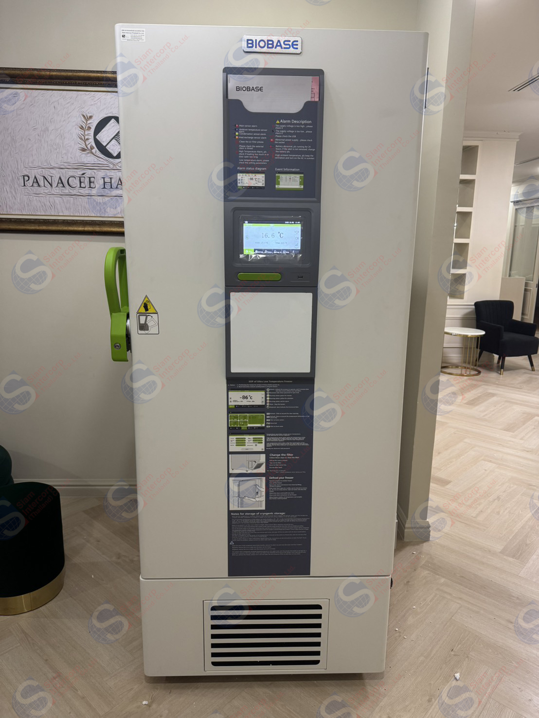 ตู้แช่แข็งอุณหภูมิต่ำสำหรับห้องปฏิบัติการ (-86 ํC Freezer 588L 728L 838L ) ยี่ห้อ BIOBASE (OW125)