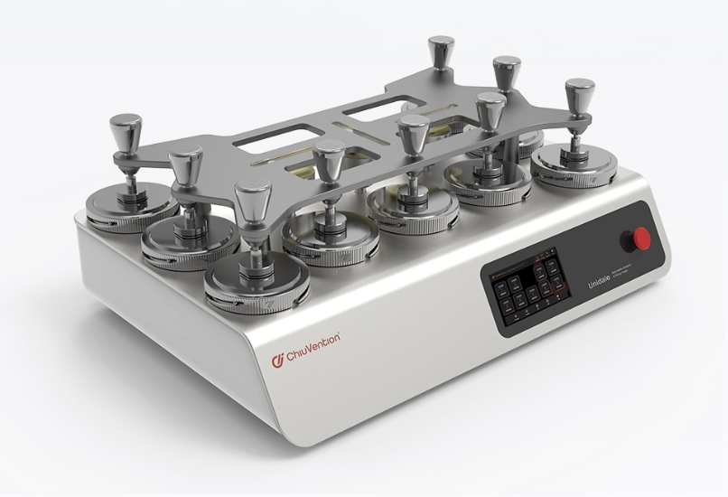 เครื่องทดสอบการขัดถูและขุยผ้า Martindale Abrasion and Pilling Tester
