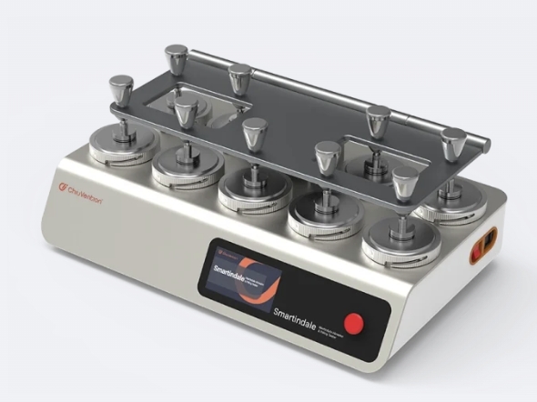 เครื่องทดสอบความทนทานและการขัดถูของผ้าอัจฉริยะ  (Smart Martindale Abrasion and Pilling Tester)   ยี่ห้อChiuVention รุ่นSmartindale